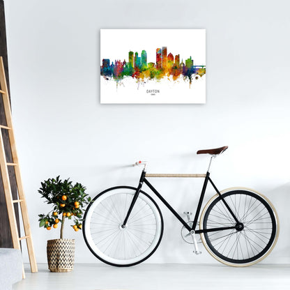 Rynx | Dayton Ohio Skyline Art Print by Michael Tompsett