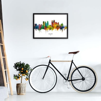 Rynx | Dayton Ohio Skyline Art Print by Michael Tompsett