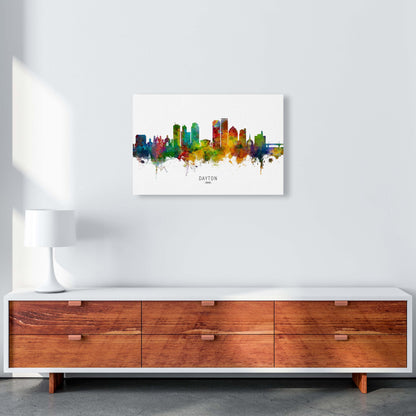 Rynx | Dayton Ohio Skyline Art Print by Michael Tompsett