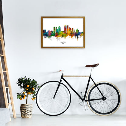 Rynx | Dayton Ohio Skyline Art Print by Michael Tompsett