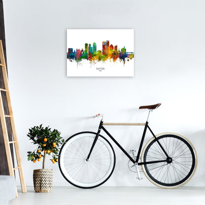 Rynx | Dayton Ohio Skyline Art Print by Michael Tompsett