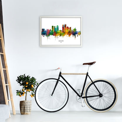 Rynx | Dayton Ohio Skyline Art Print by Michael Tompsett
