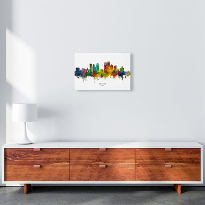 Rynx | Dayton Ohio Skyline Art Print by Michael Tompsett
