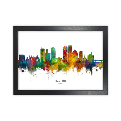 Rynx | Dayton Ohio Skyline Art Print by Michael Tompsett
