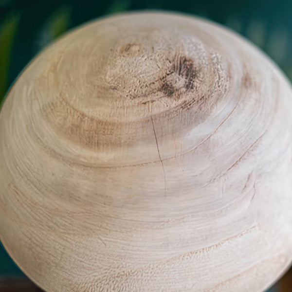 Rynx | Natural wooden mushroom decoration, set of 3