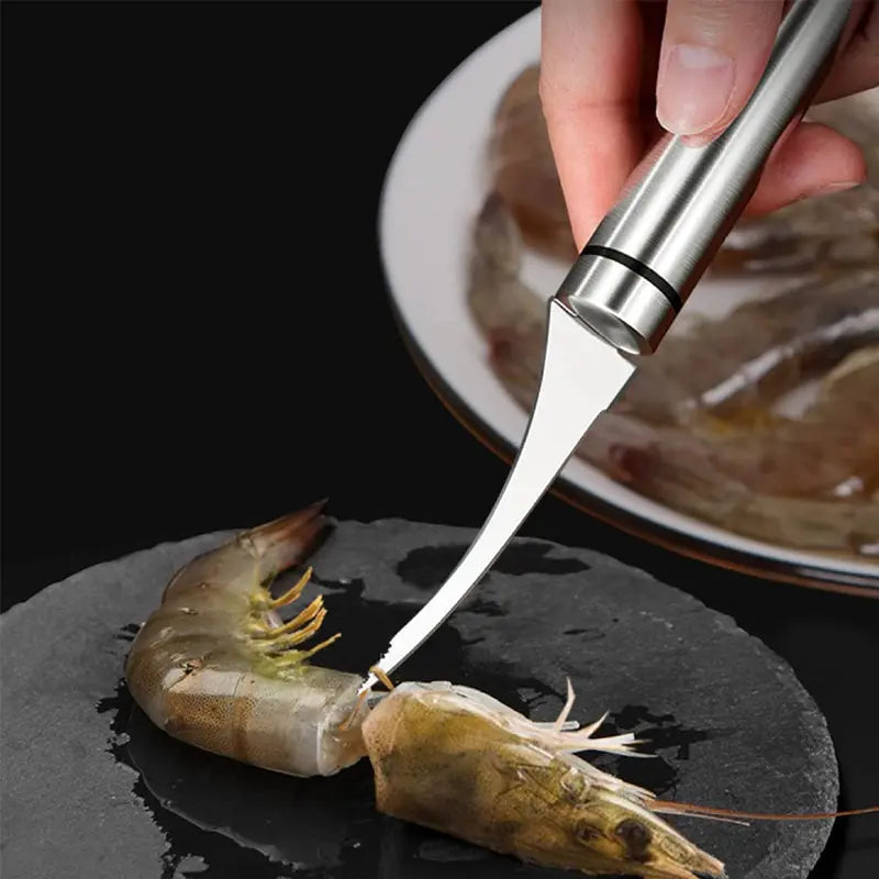 Rynx | Stainless Steel Shrimp Peeler – Effortless & Clean Peeling