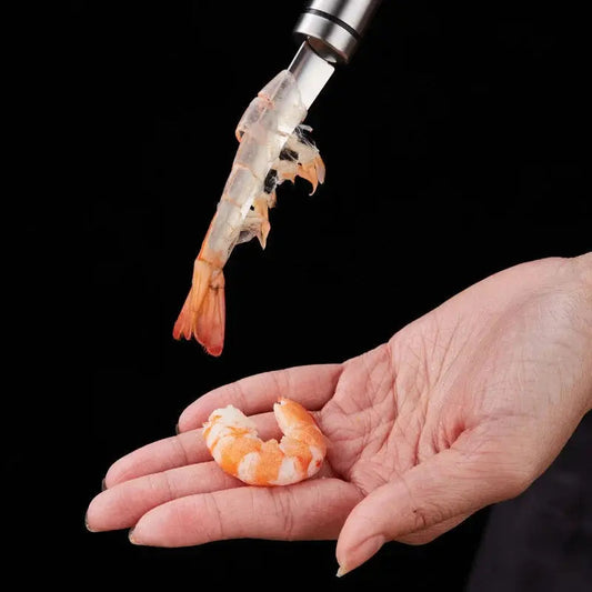 Rynx | Stainless Steel Shrimp Peeler – Effortless & Clean Peeling