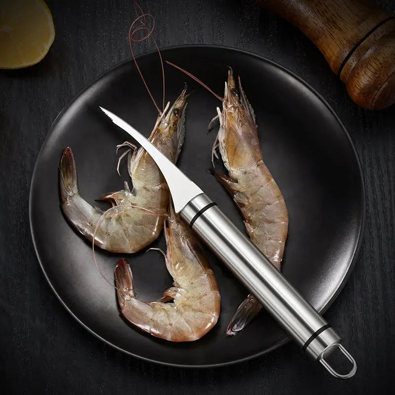 Rynx | Stainless Steel Shrimp Peeler – Effortless & Clean Peeling