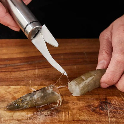 Rynx | Stainless Steel Shrimp Peeler – Effortless & Clean Peeling