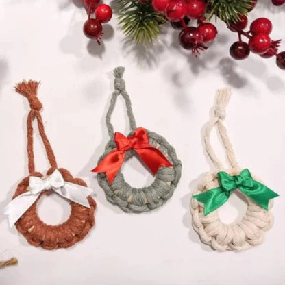 Rynx | Macrame Christmas Tree Decor Set