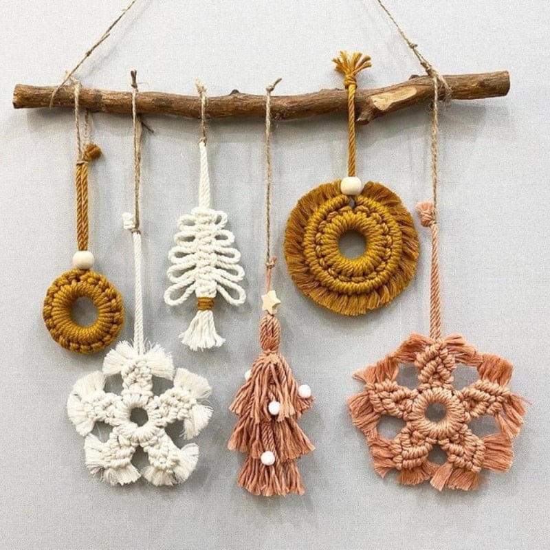 Rynx | Macrame Christmas Tree Decor Set