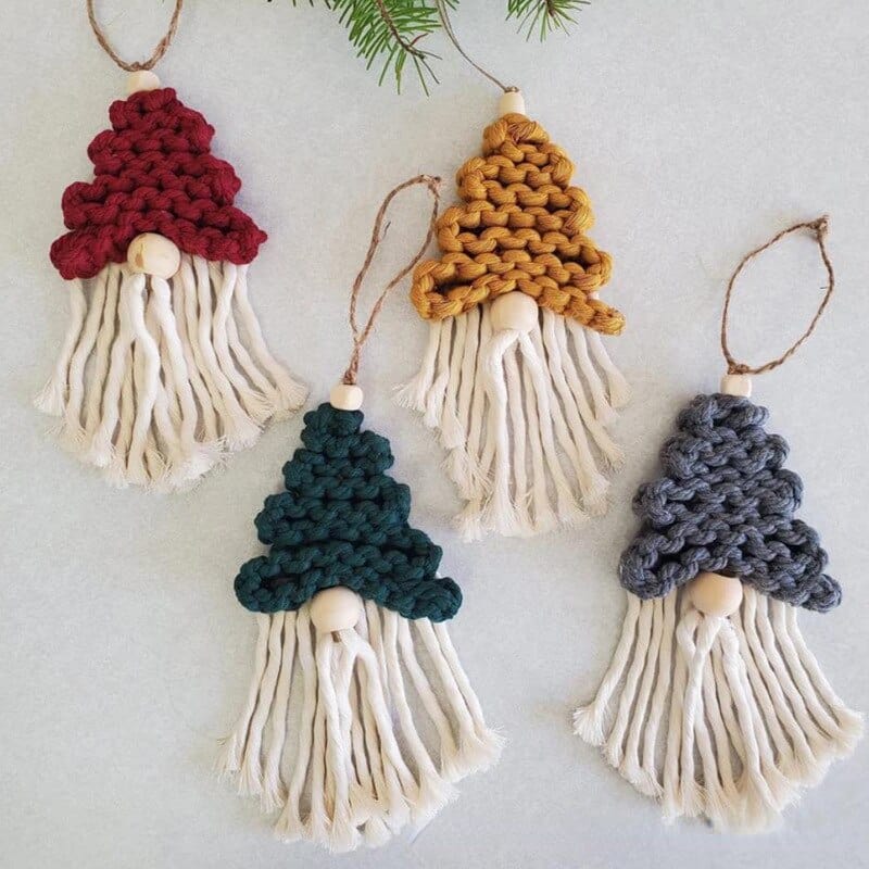 Rynx | Macrame Christmas Tree Decor Set