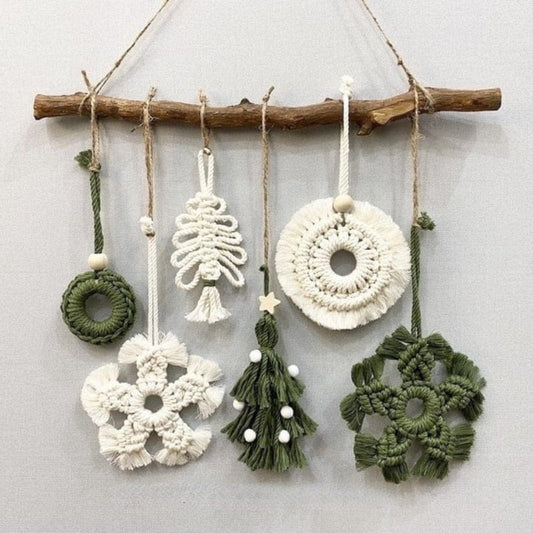 Rynx | Macrame Christmas Tree Decor Set