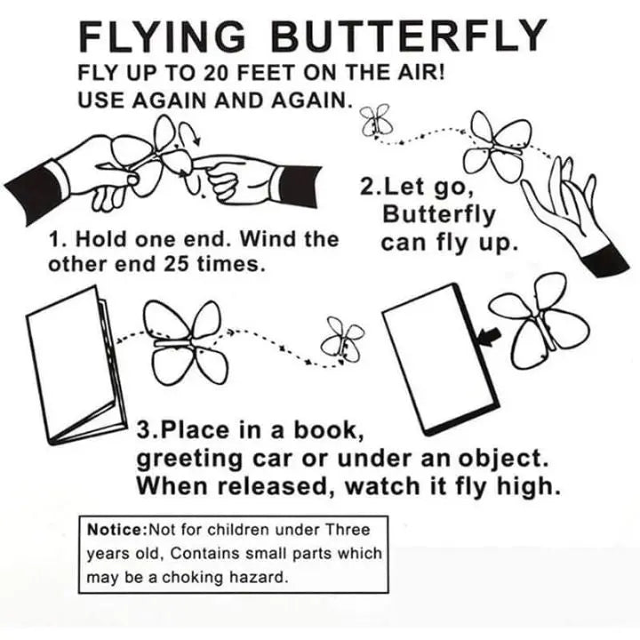 Rynx | Magical Flying Butterflies – The perfect surprise effect for gifts & cards!