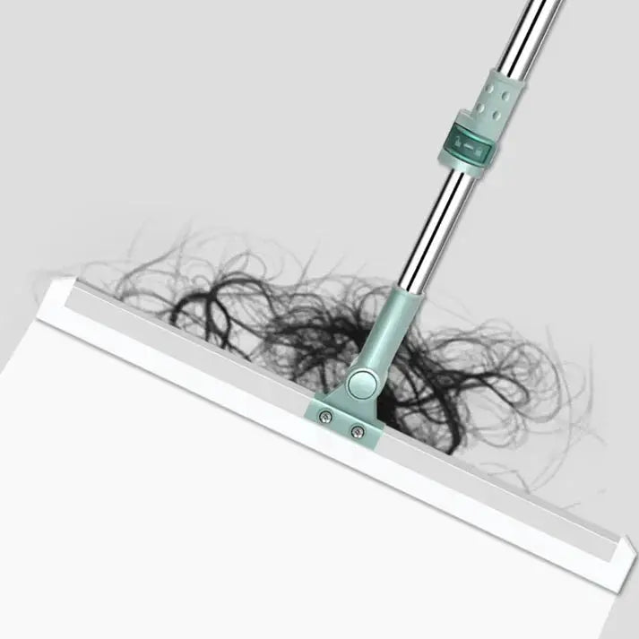 Rynx | Magical Floor Mop – 2-in-1 Silicone Broom with 180° Redatable Head