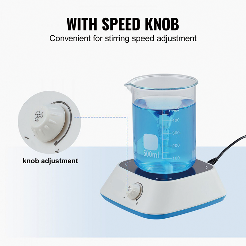 Rynx | Magnetic Stirrer, 300-3000 RPM Stir Plate with Adjustable Speed