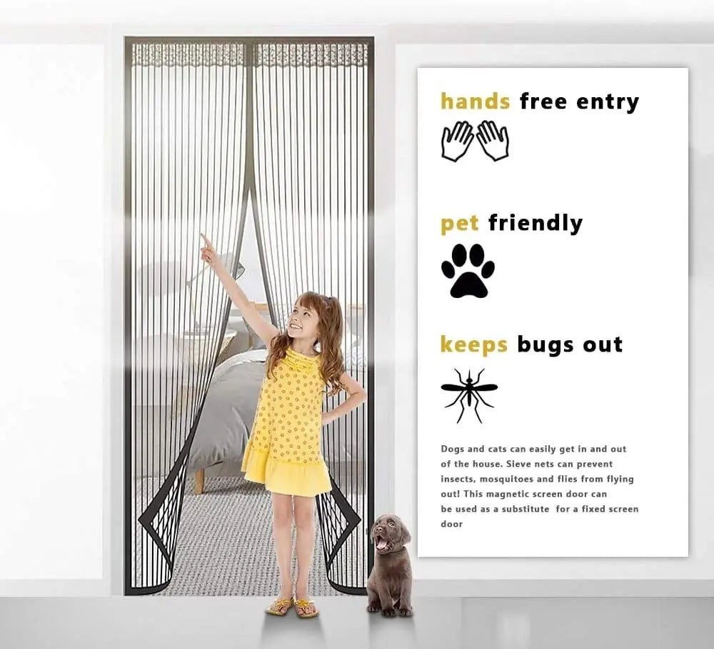 Rynx | Magnetic Insect Screen Door — Hands-Free Insect PRedection with Easy Installation