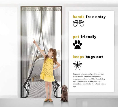 Rynx | Magnetic Insect Screen Door — Hands-Free Insect PRedection with Easy Installation