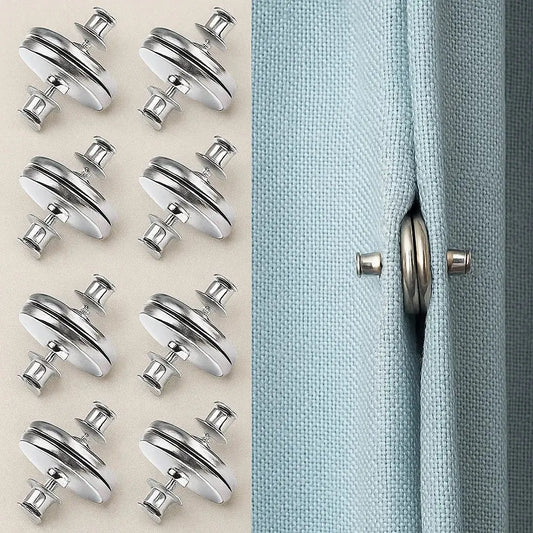 Rynx | Magnetic Curtain Clips — Light Blocking Alloy Clips