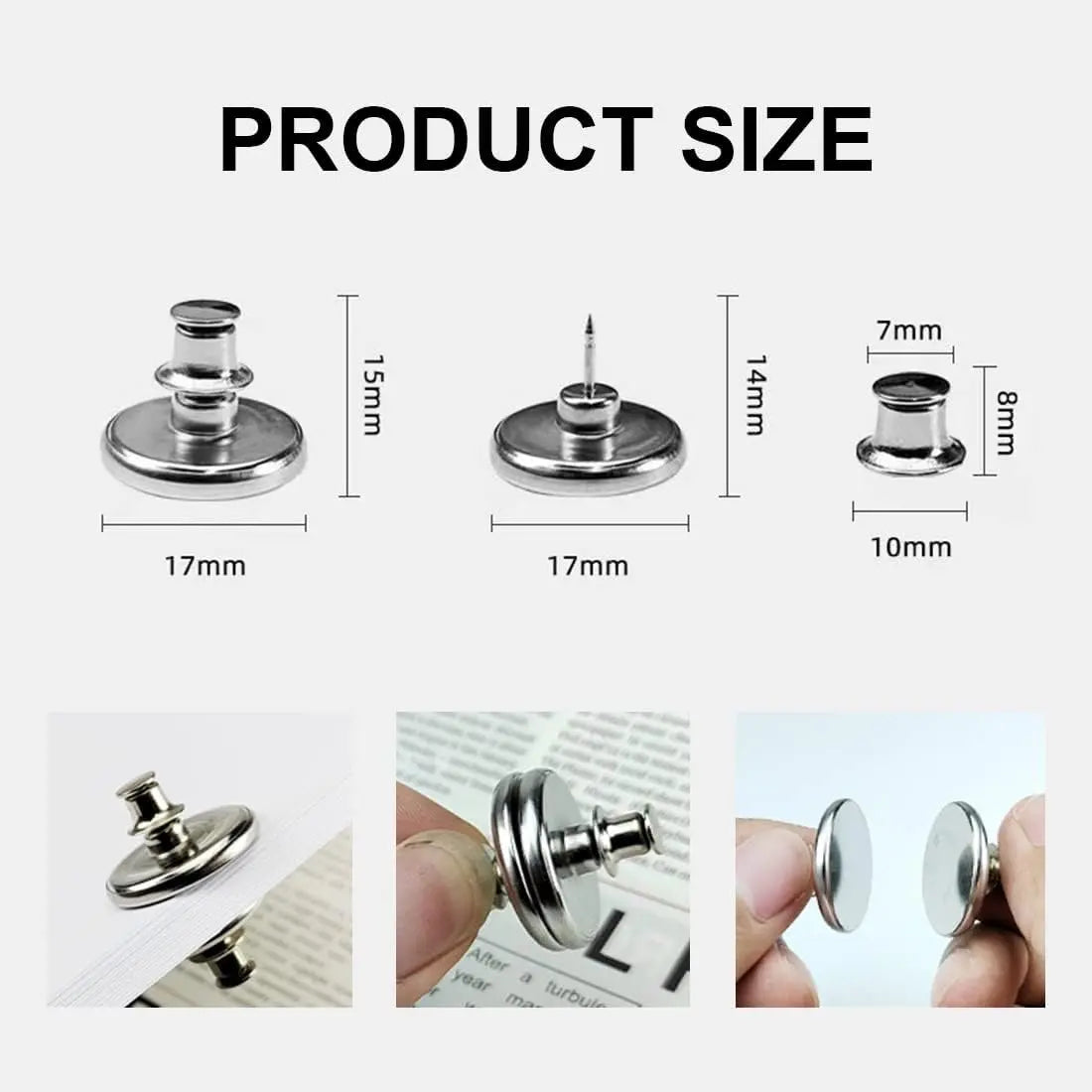 Rynx | Magnetic Curtain Clips – Lightproof Clips made of Durable Alloy