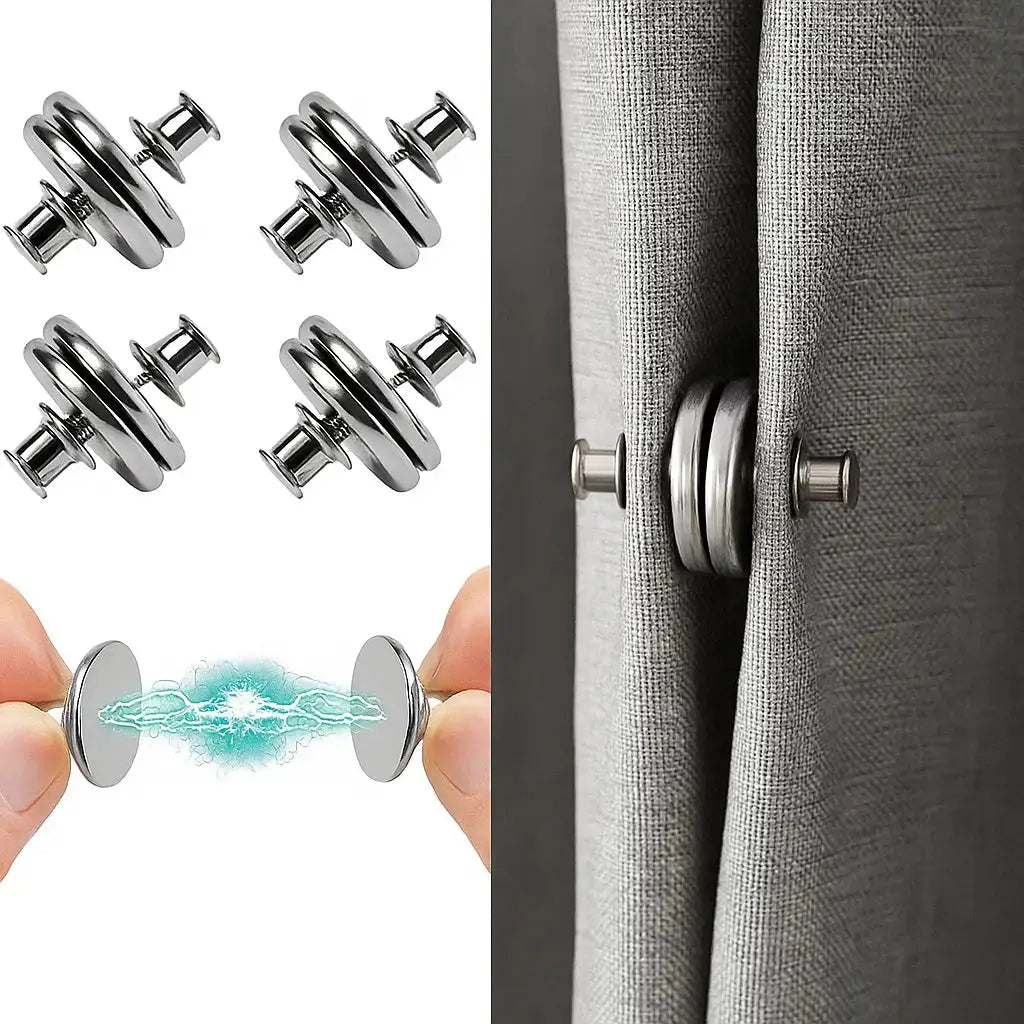 Rynx | Magnetic Curtain Clips – Lightproof Clips made of Durable Alloy