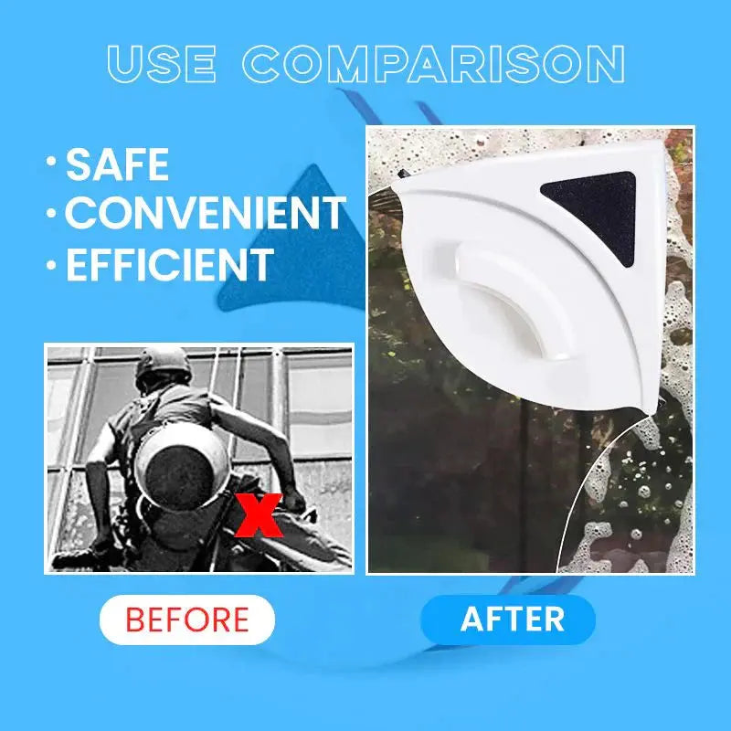 Rynx | Magnetic Triangle Window Cleaner – safe double cleaning