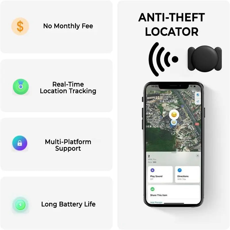 Rynx | Magnetic Mini GPS Tracker – Wireless with 1 Year Battery Life
