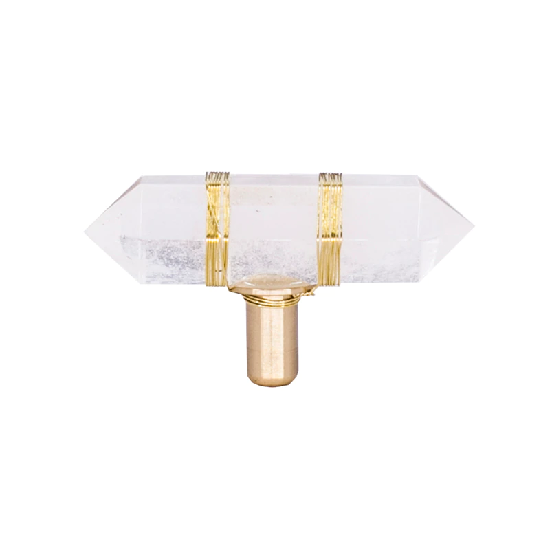 Rynx Elegance Crystal Brass Cabinet Knob