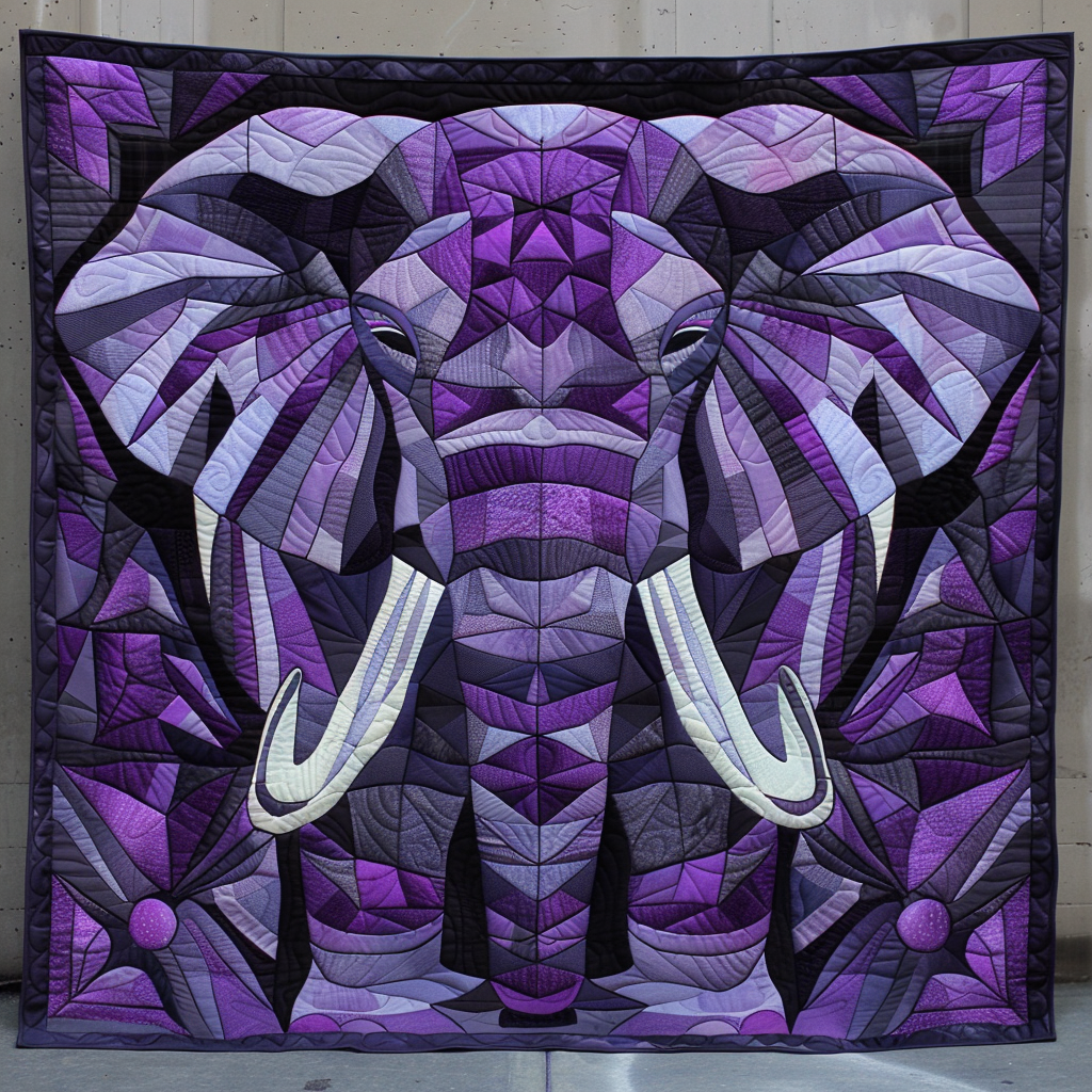 Rynx | Majesty Lilac Elephant Blanket