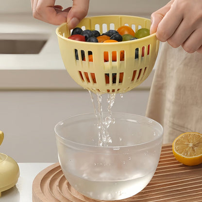Rynx | Manual fruit and vegetable spin dryer with removable container