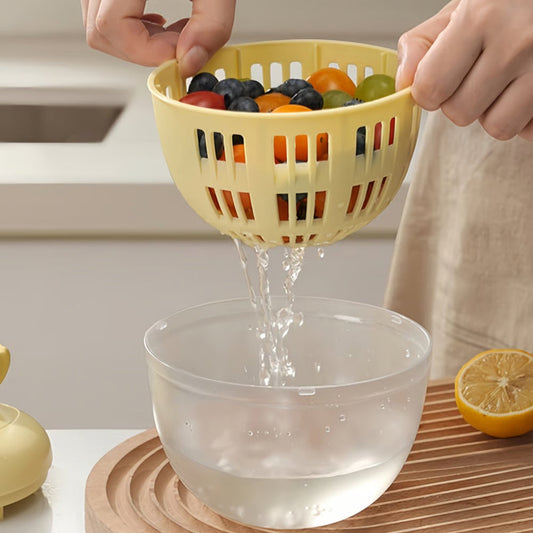 Rynx | Manual fruit and vegetable spin dryer with removable container