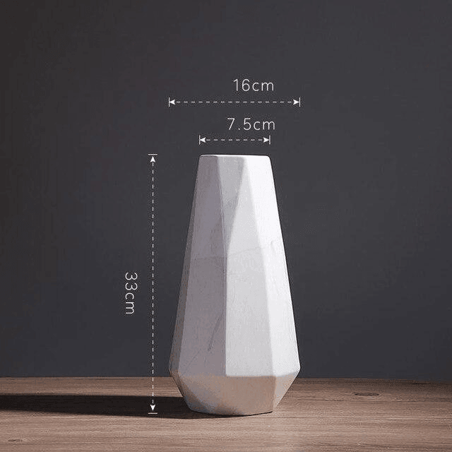Rynx | GeoMarble Geometric Marble Vases | Timeless Design | High-Quality Decoration | Perfect for Home