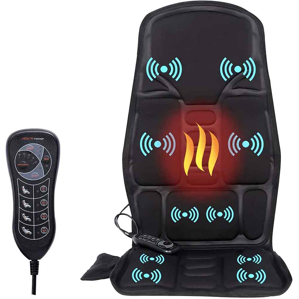RYNX | Fashion Massage Chair Cover With Heated Neck Pillow For Car And Home