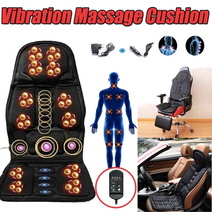 RYNX | Fashion Massage Chair Cover With Heated Neck Pillow For Car And Home