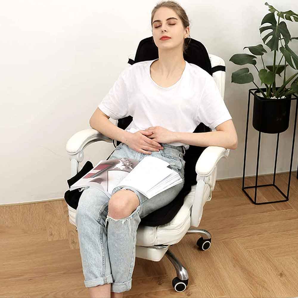 RYNX | Fashion Massage Chair Cover With Heated Neck Pillow For Car And Home