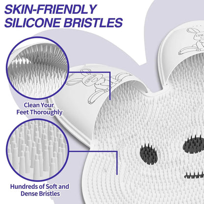 Rynx | Massage foot mat in rabbit shape – Promotes circulation & smooth foot skin
