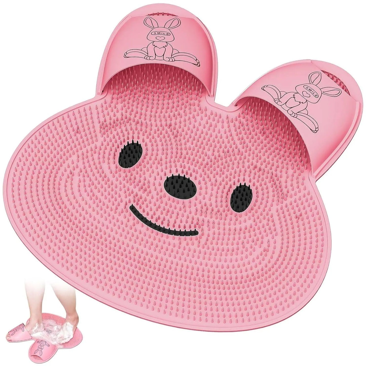 Rynx | Massage foot mat in rabbit shape – Promotes circulation & smooth foot skin