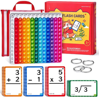 Rynx | Math-Fidget-Game – Interactive Learning Cards with Pop-It Function!