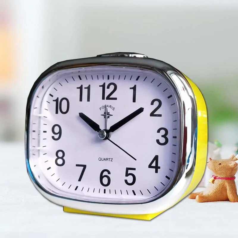 Rynx | LumiSilent - Silent Alarm Clock with Night Light Yellow