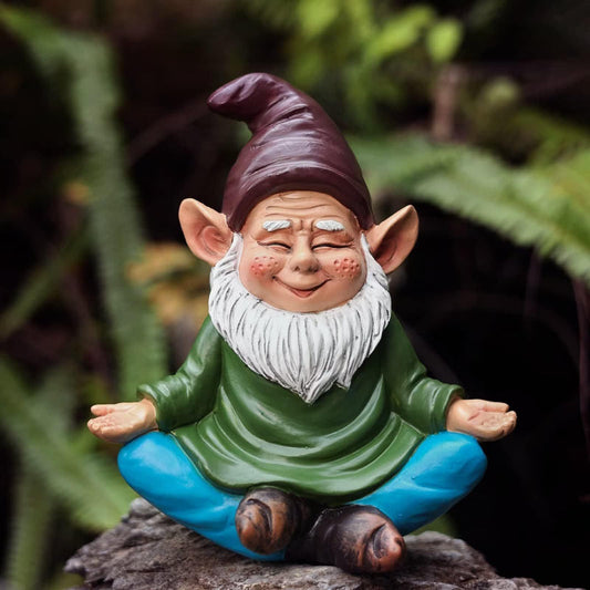Rynx | Meditating Elf Garden Statue