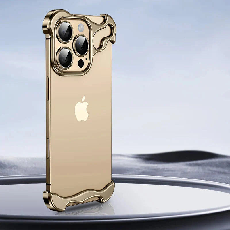 RYNX | Metal rimless iPhone Bumper Case Desert Gold