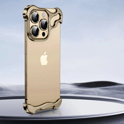 RYNX | Metal rimless iPhone Bumper Case Desert Gold