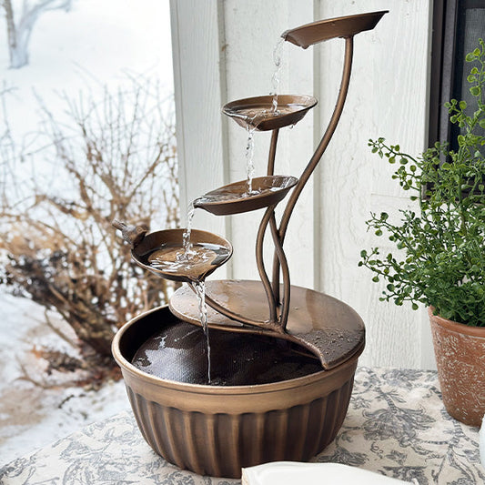 Rynx | Outdoor Safe Bird Bath Fountain