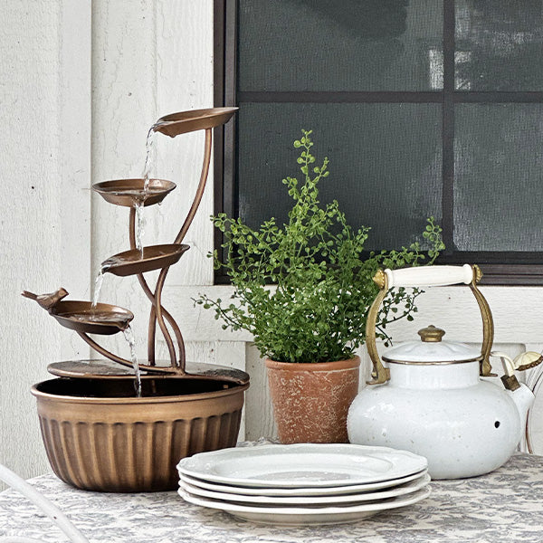 Rynx | Outdoor Safe Bird Bath Fountain