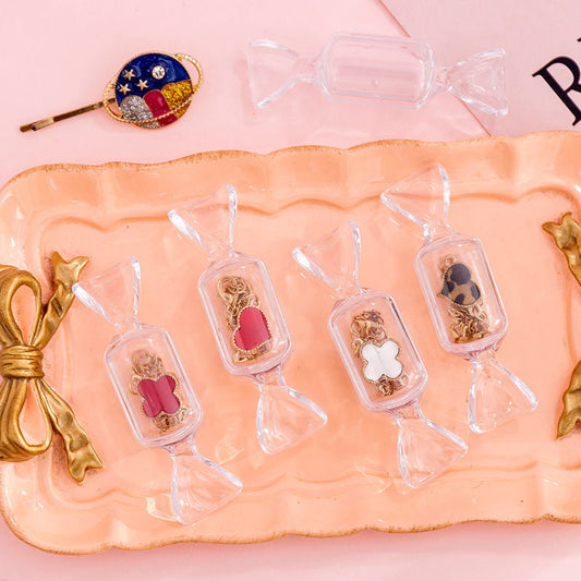 Rynx | Transparent jewelry box in candy shape