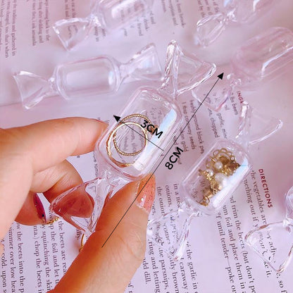 Rynx | Transparent jewelry box in candy shape