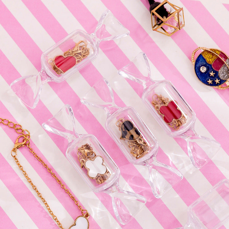 Rynx | Transparent jewelry box in candy shape