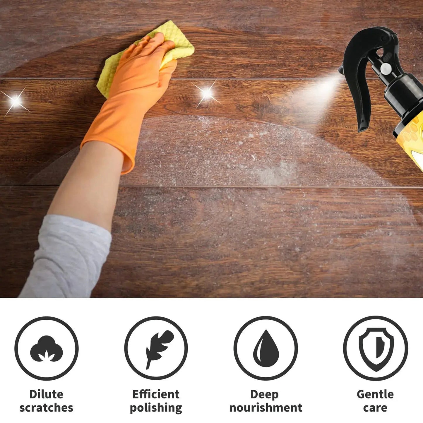 Rynx | Furniture care spray for wood – Instant restoration & pRedection