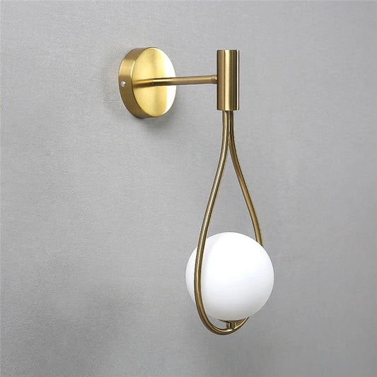 Rynx | Modern LED Wall Lamp in Glass and Metal