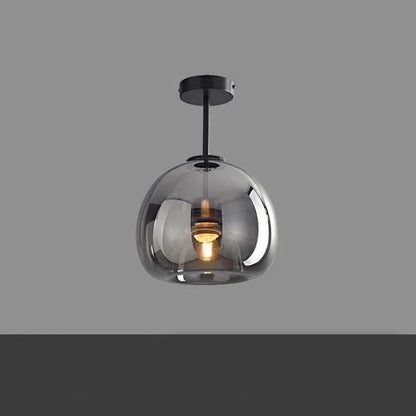 Rynx | Compact Glass Ceiling Lamp For Modern Elegance